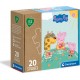 CLEMENTONI Puzzle 2x20 pièces Peppa Pig