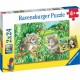 RAVENSBURGER Puzzles 2x24 pièces Mignons koalas et pandas