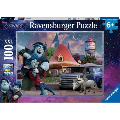 RAVENSBURGER Puzzle Disney en avant 100 pièces extra larges