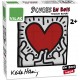 Vilac Puzzle 9 cubes en bois Keith Haring