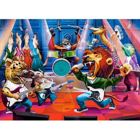 Castorland Puzzle 300 pièces : Concert Animal Rock