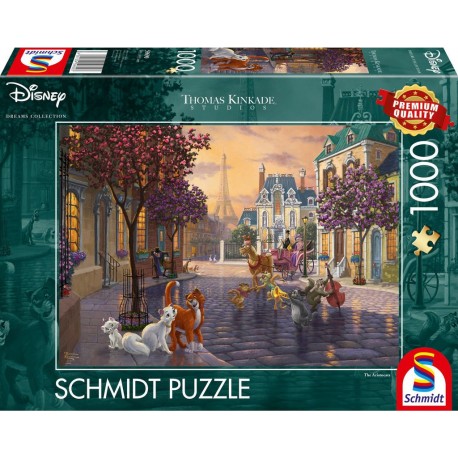 Schmidt Puzzle Disney les Aristochats 1000 pièces