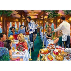 Puzzle 500 pièces : Le wagon restaurant