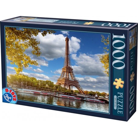 DToys Puzzle 1000 pièces : Tour Eiffel