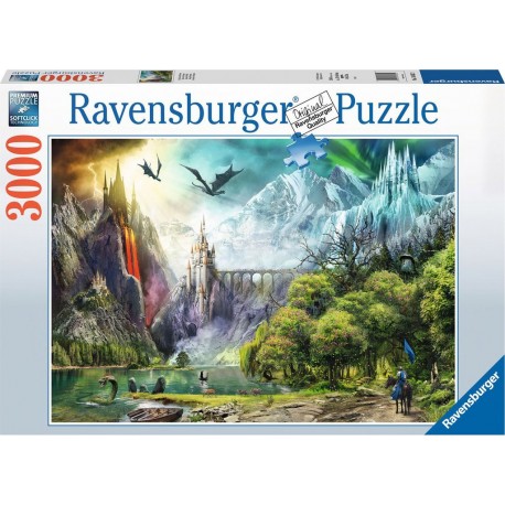 RAVENSBURGER Puzzle 3000 pièces Le règne des dragons