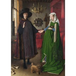 CLEMENTONI Puzzle 1000 pièces : Museum : Les époux Arnolfini, Van Eyck