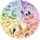 RAVENSBURGER Puzzle Rond 500 pièces : Circle Of Colors : Animaux