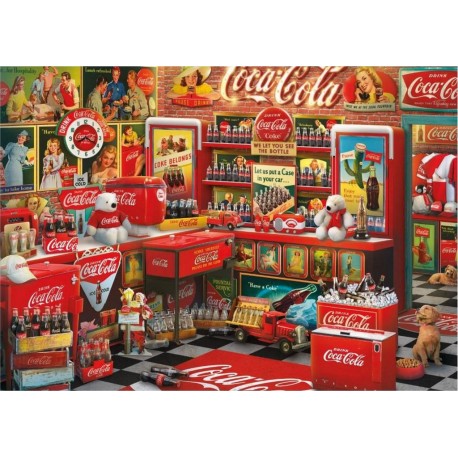 Schmidt Puzzle 1000 pièces Coca Cola nostalgie