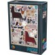 DToys Puzzle 500 pièces : Animaux de la Ferme, Kurti Andrea