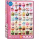 Eurographics Puzzle 1000 pièces : Célébration de petits gâteaux