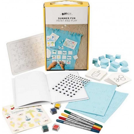 Youdoit Kit DIY Puzzle, carnet et jeu Summer fun