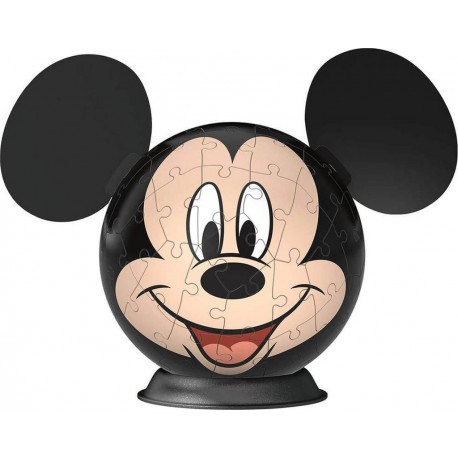 RAVENSBURGER Puzzle 3D Ball 72 pièces : Disney Mickey Mouse