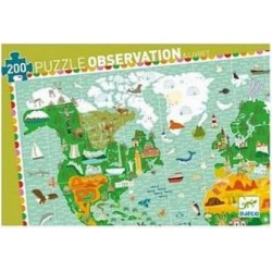 Djeco Puzzle Observation 200p Tour du monde