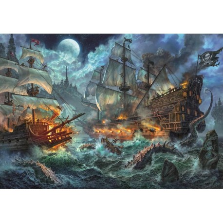 CLEMENTONI Puzzle 6000 pièces : Navires