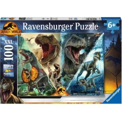 RAVENSBURGER Puzzle 100 p XXL Les especes de dinosaures Jurassic World