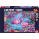 Schmidt Puzzle 500 pièces : Flamants roses