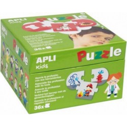 Apli Agipa Puzzle Trio Professions et leur outil