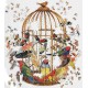 Puzzle forme 750 pièces : Bouquet d'oiseaux