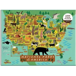 Puzzle de 1000 pièces : Parcs nationaux d'Amérique