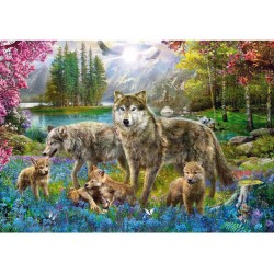 Trefl Puzzle 1000 pièces : Famille Lupin