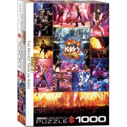 Eurographics Puzzle 1000 pièces : Groupe de rock KISS