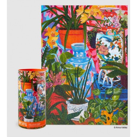 Puzzle 1000 pièces : Vases tropicaux