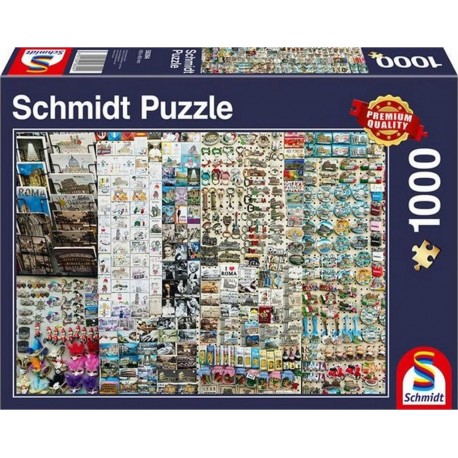 Schmidt Puzzles 1000 pièces : Boutique de souvenirs