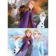 EDUCA Puzzle en bois 2 x 50 pièces : La Reine des Neiges 2 (Frozen 2)