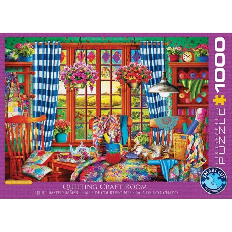 Eurographics Puzzle 1000 pièces : Salle de courtepointe