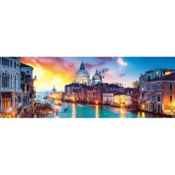 Trefl Puzzle 1000 pièces panoramique : Grand Canal, Venise