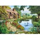 KS Games Puzzle 1500 pièces : Cottage au bord du lac