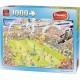 King Puzzles Puzzle 1000 pièces Comic Collection : Match de football