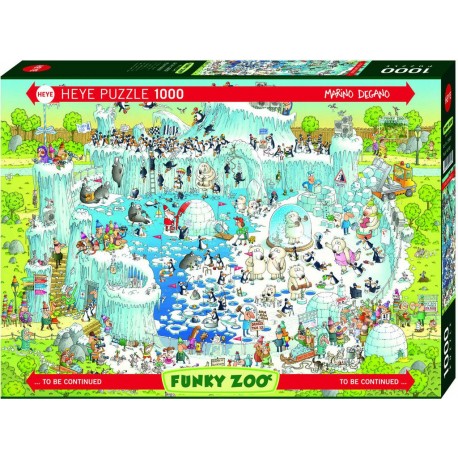 Heye Puzzle 1000 pièces : Zoo, habitat polaire