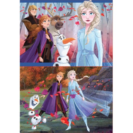 EDUCA Puzzle 2 x 48 pièces : La Reine des Neiges 2 (Frozen 2)