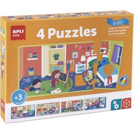 Apli Agipa Puzzles La Maison 4 pièces