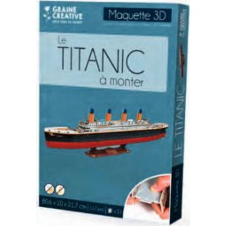 Graine créative Puzzle maquette Titanic