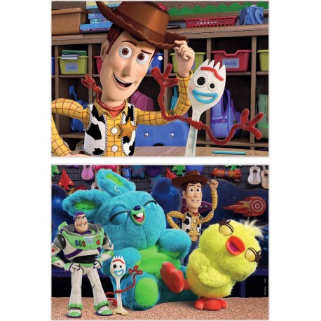 EDUCA Puzzle 2 x 48 pièces : Toy Story 4