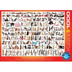 Eurographics Puzzle 1000 pièces : Le monde des chats