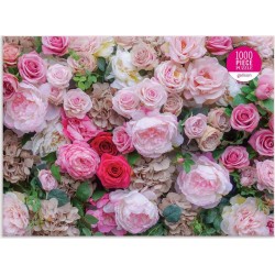 Puzzle 1000 pièces : Roses Anglaises