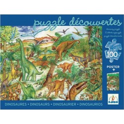 Djeco Puzzle Observation 100 p Dinosaures