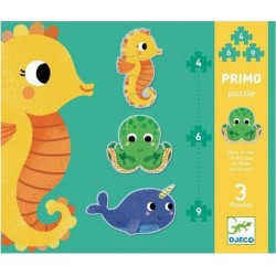 Djeco Primo Puzzle evolutif Dans la mer