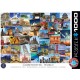 Eurographics Puzzle 1000 pièces : Globetrotter, Le monde