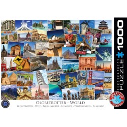 Eurographics Puzzle 1000 pièces : Globetrotter, Le monde