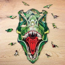 Youdoit Puzzle en bois coloré T-Rex 24,4 x 40cm