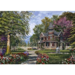 Schmidt Puzzle 1000 pièces : Manoir avec tourelle