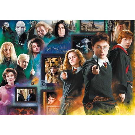 Trefl Puzzle 1000 pièces : Harry Potter Le Monde des Sorciers