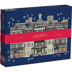 Puzzle 750 pièces double-face : Liberty London Tudor Building