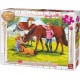 King Puzzles Puzzle 100 pièces : Girls & Horses : Mères et filles