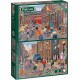 Puzzles 2 x 500 pièces : Jouer dans la rue