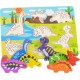 TOOKY TOY Jouet bébé Chunky puzzle en bois, Dinosaures Tooky Toy